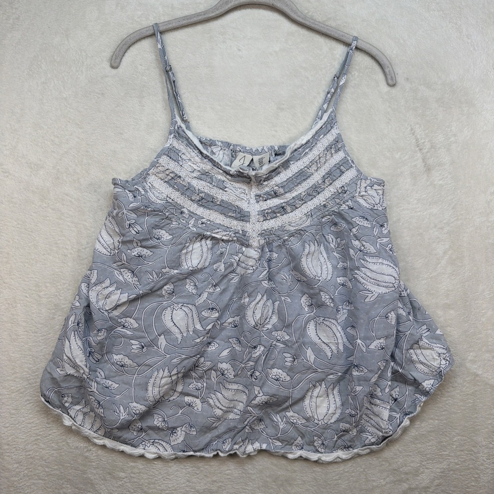 Joie Floral Cami Shorts‎ Pajama Set Medium Rayon Sleepwear Lounge Pajamas